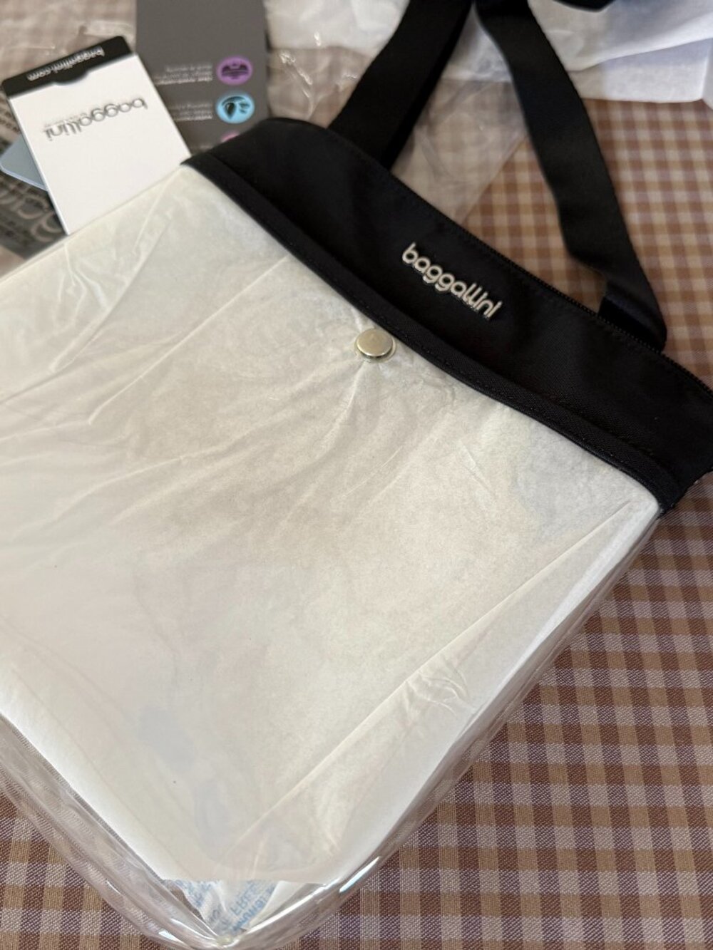 Baggallini Crossbody Clear Bag